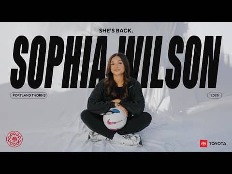 Sophia Wilson Returns to Portland in 2026