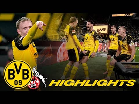 With the 29th shot on goal: Last-minute Beier causes jubilation! | BVB - 1. FC Köln | Highlights