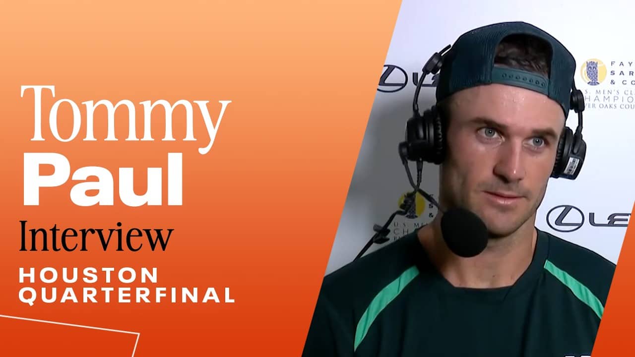 Tommy Paul on recent fishing finds 🎣 | 2026 Houston