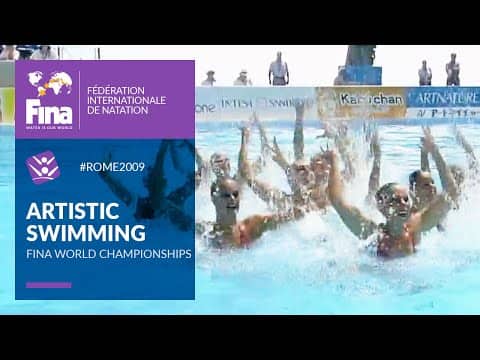 Historic First Gold for Team Spain in Artistic Swimming | Rome 2009 FINA