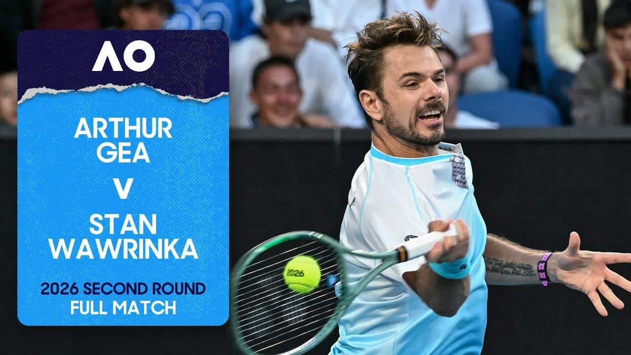 Arthur Gea v Stan Wawrinka Full Match | Australian Open 2026 Second Round