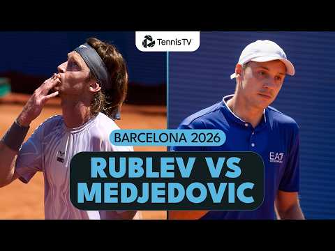 Andrey Rublev vs Hamad Medjedovic For Place In Final 💪 | Barcelona 2026 Highlights