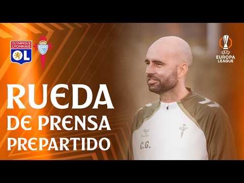 Rueda de prensa de Claudio Giráldez y Javi Rueda previa al Lyon vs Celta