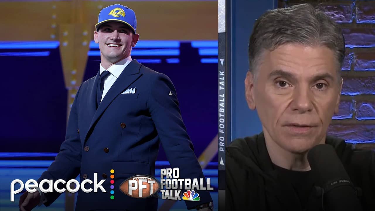 Ty Simpson addresses criticism of Rams taking him at No. 13 overall | Pro Football Talk | NFL on NBC