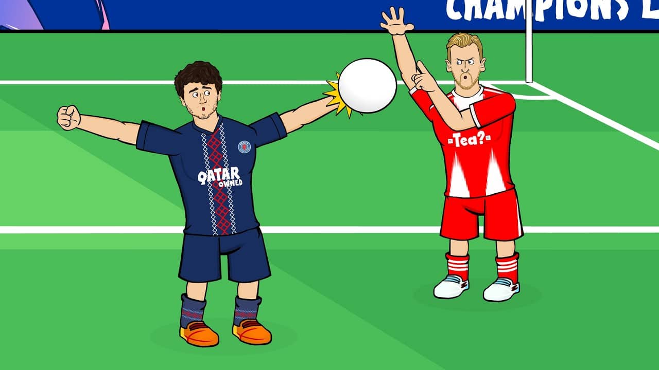 BAYERN ROBBED BY A DODGY REFEREE!😲 PSG HANDBALL! (Champions League Goals Highlights)