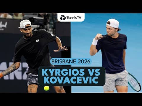Nick Kyrgios Back In Action Against Kovacevic | Brisbane 2025 Highlights