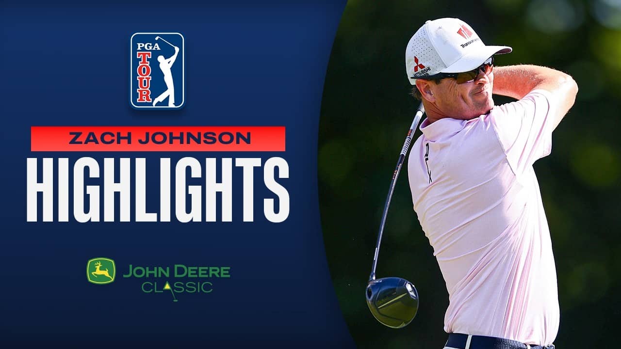 50-year-old Zach Johnson fires 7-under 64 | Round 1 | John Deere Classic | 2026