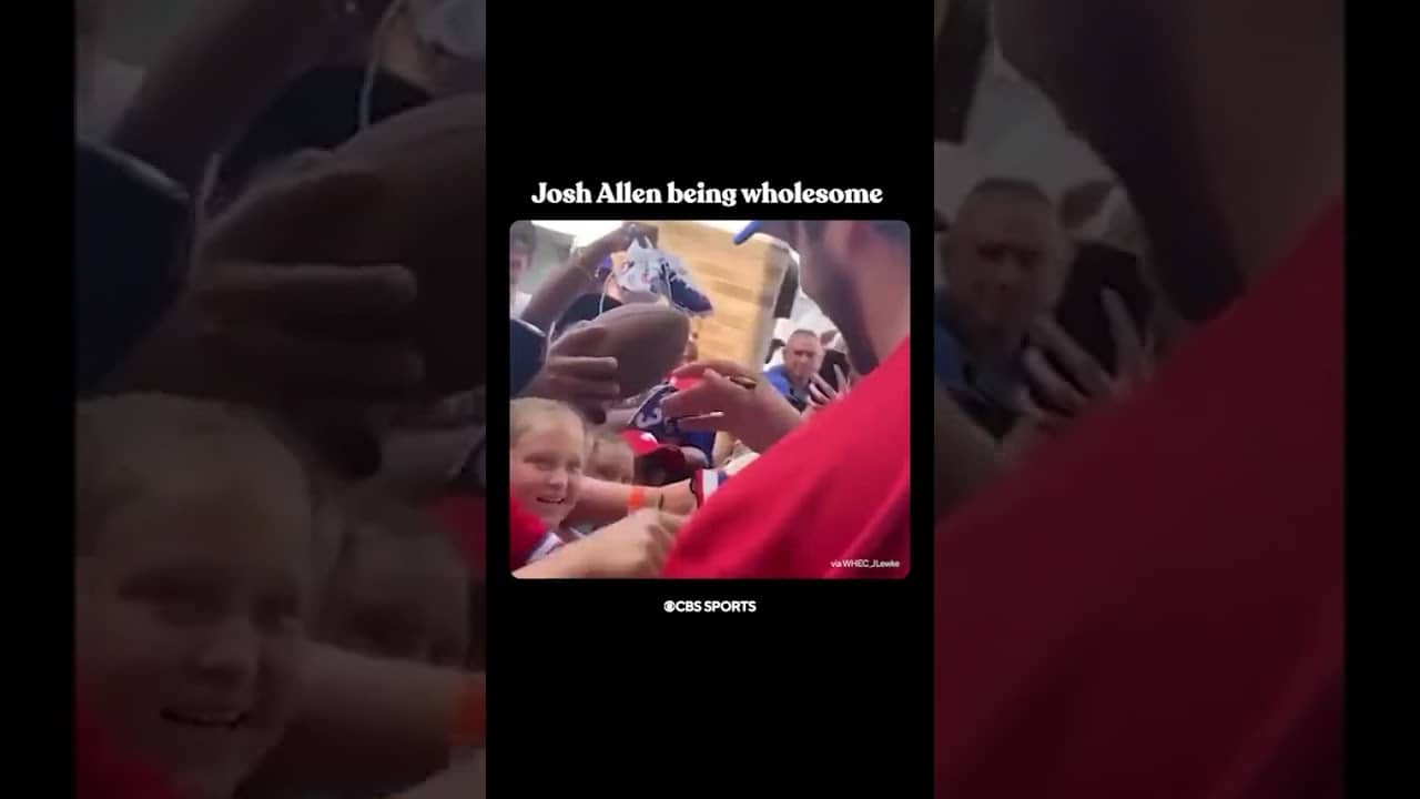In honor of Josh Allen’s birthday, these are some of his most wholesome moments #nfl  #joshallen