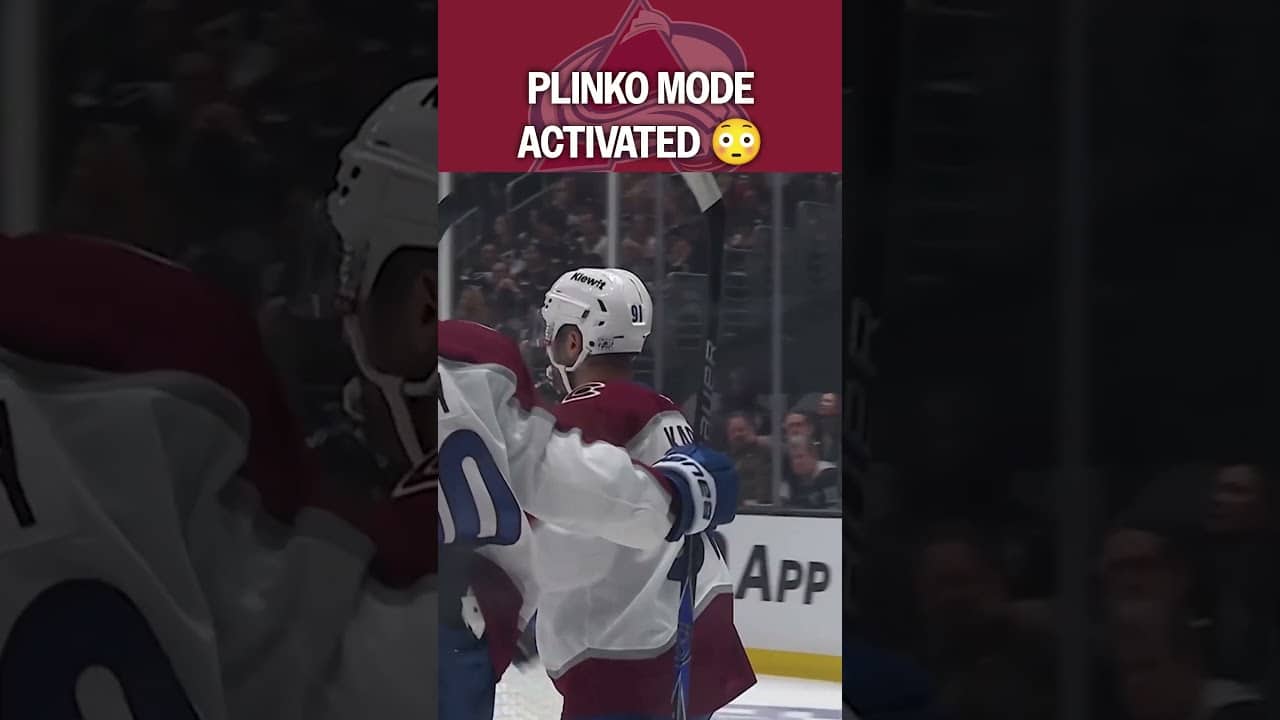 Landeskog practicing for the Price is Right!