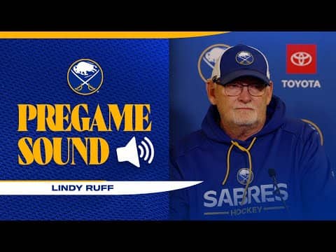 Michael Kesselring Set To Make Buffalo Sabres Debut Against Blue Jackets | Coach Lindy Ruff Media