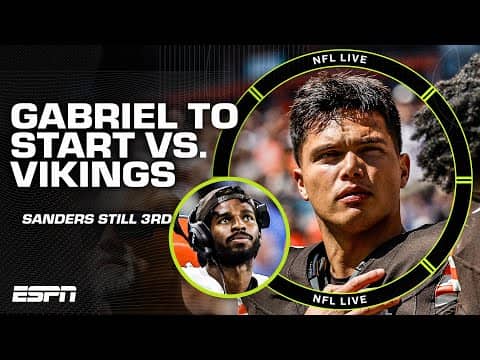 Dillon Gabriel will bring a 'DIFFERENT ENERGY' to the Browns offense - Adam Schefter | NFL Live