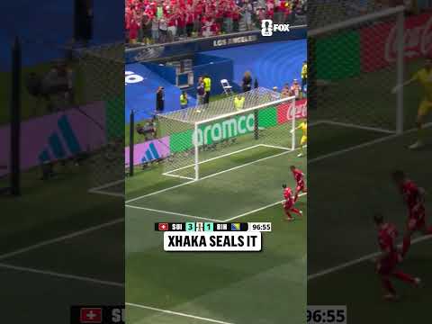 Granit Xhaka puts the exclamation point on this one 🇨🇭