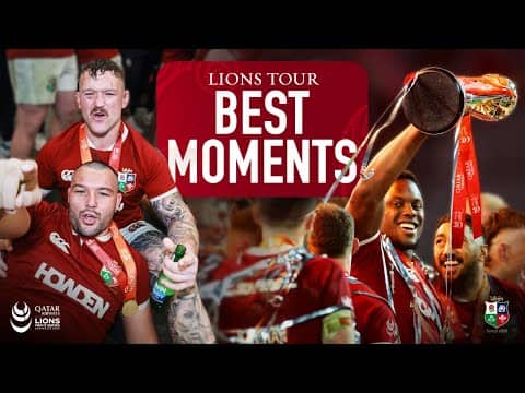 The best on-field moments from the 2025 Lions Tour!