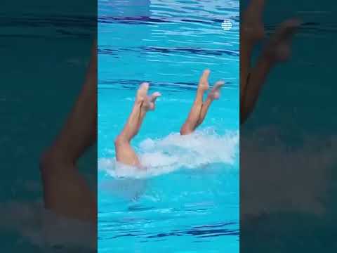 Bill May & Christina Jones Make History #artisticswimming #Bill May #ChristinaJones #swimming