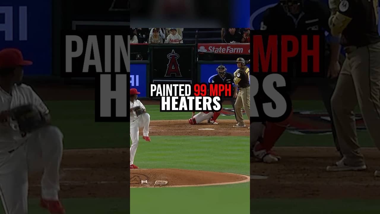 José Soriano, Painted 99mph Heaters. 🖌️🎨