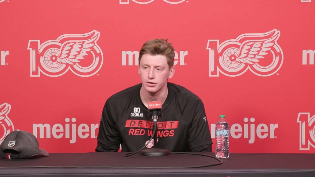 Michal Oršulák Detroit Red Wings 2026 Development Camp