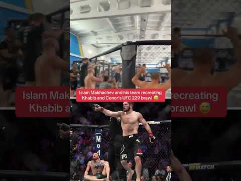 Recreating UFC 229 👀 (via assadd.70/IG)