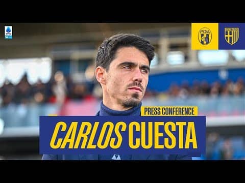 Press Conference | Carlos Cuesta | Pisa-Parma | Serie A Enilive 2025/26