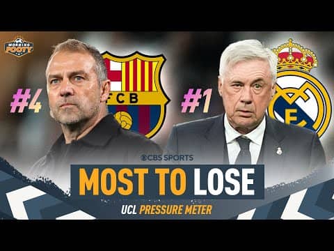 Champions League PRESSURE RANKINGS | Top 10 sides | Barcelona, Real Madrid, Arsenal, Liverpool 🗣🔥