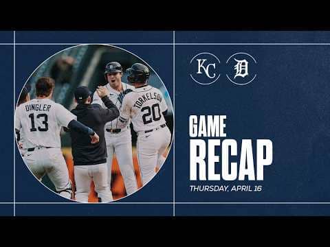 Game Highlights: Tigers Walk it Off to Win Sixth Straight Game & Sweep Back-to-Back Series | 4/16/26