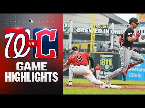 Nationals vs. Guardians Game Highlights (5/25/26) | MLB Highlights