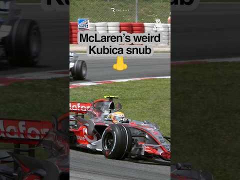👃 Kubica's nose cost him McLaren seat?!