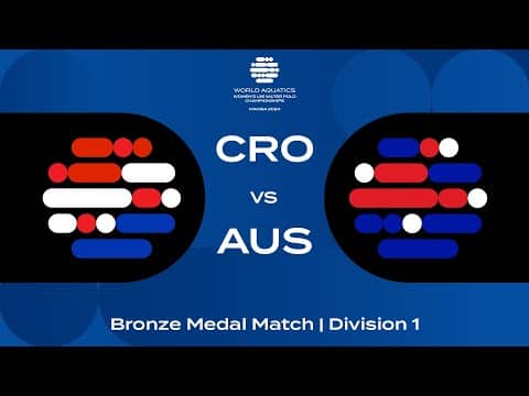 Croatia vs Australia | Women’s U16 Water Polo Bronze Medal Match 2024