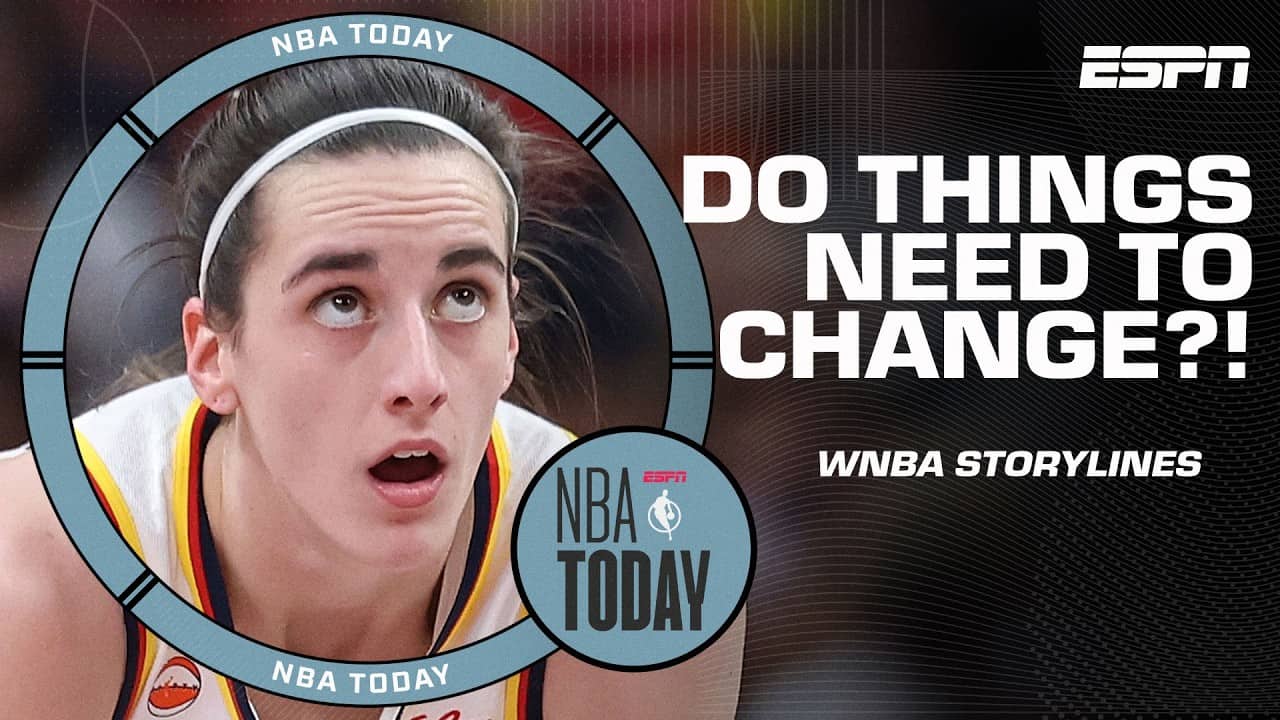 Should stars like Caitlin Clark be better protected in the WNBA? 👀 | NBA Today