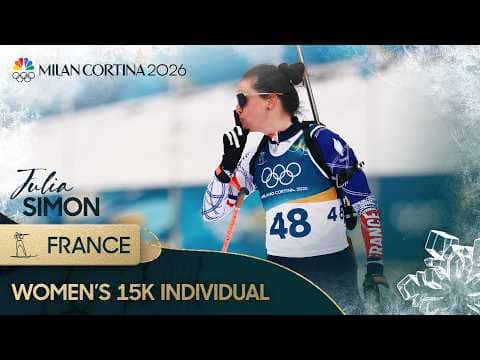 Julia Simon VICTORIOUS in 15k individual race to clinch gold | Winter Olympics 2026 | NBC Sports