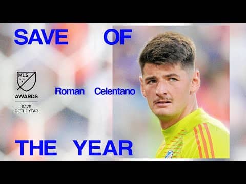 🧤 FC Cincinnati’s Roman Celentano Wins MLS Save of the Year with this Double Save! 😱