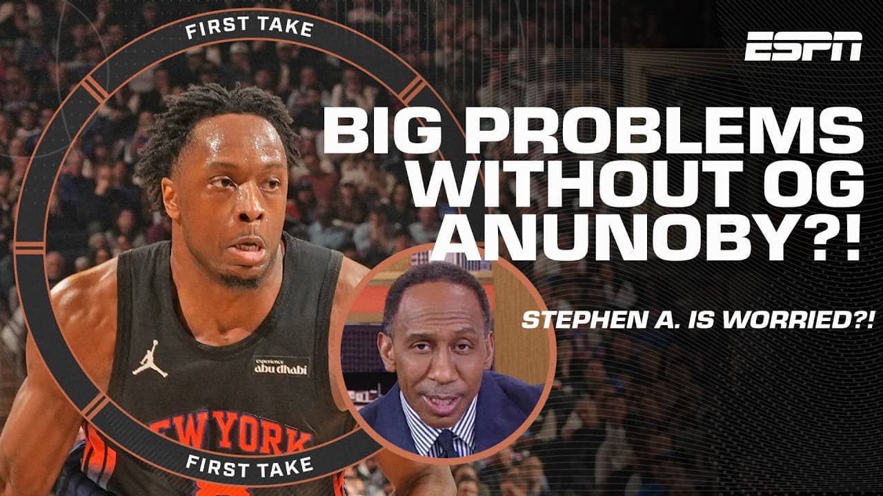 Stephen A. is CONCERNED for the New York Knicks if they don’t have OG Anunoby 😬 | First Take