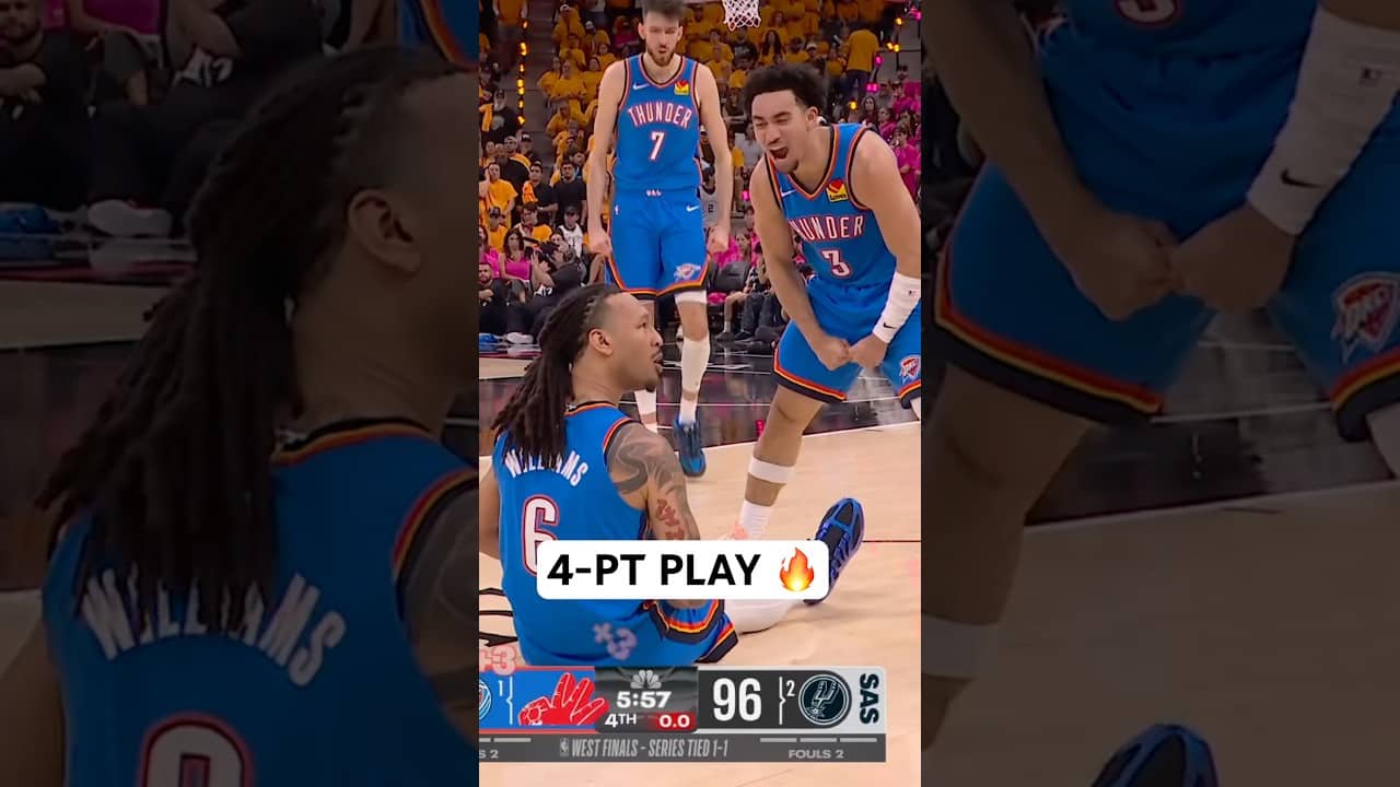 Jaylin Williams coming up clutch 🔥