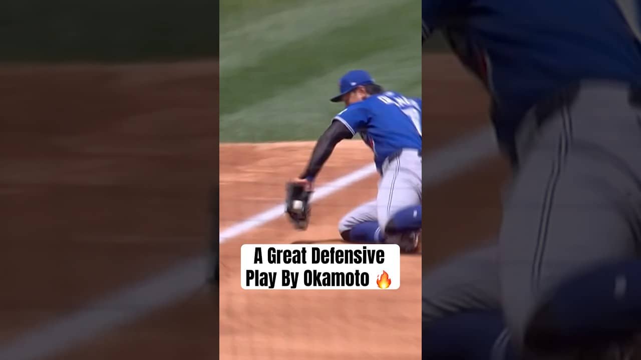 KAZUMA OKAMOTO ‼️ 岡本和真 😱 #MLB #BlueJays