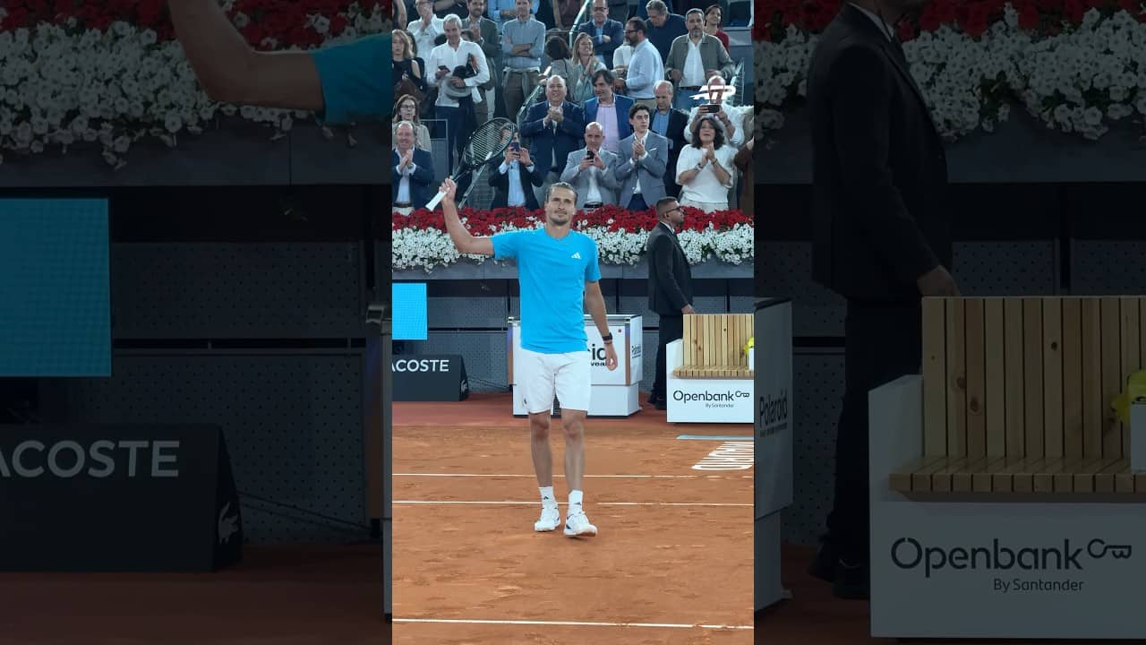 Zverev reaches FOURTH Madrid final! 😤