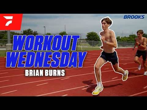 Brian Burns CRUSHES Final Hard Session Before Sub-4 Minute Mile | Workout Wednesday