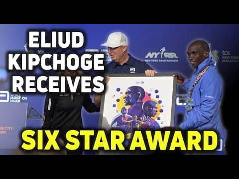 Eliud Kipchoge Honored with Six Star Award