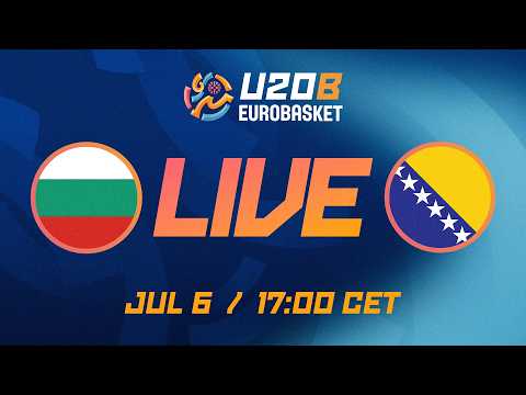 LIVE - Bulgaria v Bosnia and Herzegovina | FIBA U20 Women's EuroBasket 2026 Division B | Group Phase