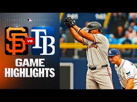 Giants vs. Rays Game Highlights (5/3/26) | MLB Highlights
