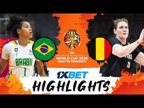 Brazil 🇧🇷 v Belgium 🇧🇪 | Highlights | #FIBAWWC 2026 Qualifying Tournament