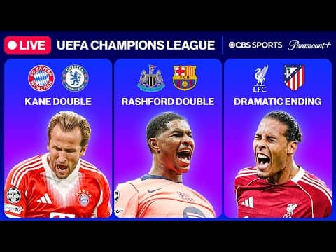 UEFA Champions League 24/7 🔥 | UCL MD1: Bayern, Barça & MORE | Thursday 10/2 | CBS Sports Golazo