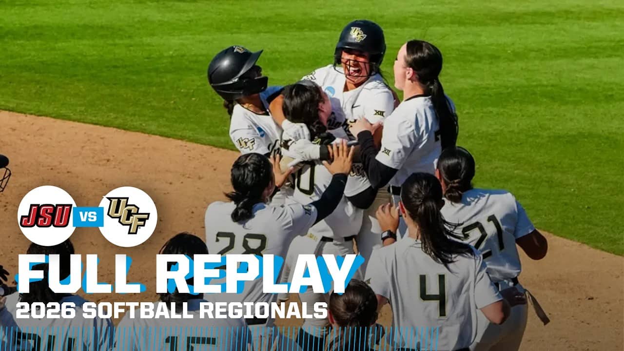 UCF vs. Jacksonville State: 2026 NCAA softball regional | FULL REPLAY