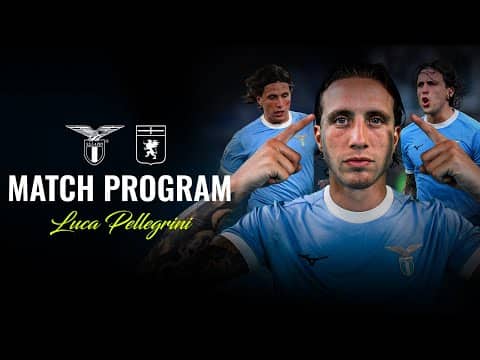 📘 LUCA PELLEGRINI AL MATCH PROGRAM DI LAZIO-GENOA