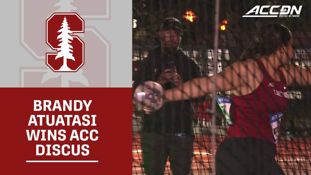 Stanford's Brandy Atuatasi Wins ACC Discus Throw