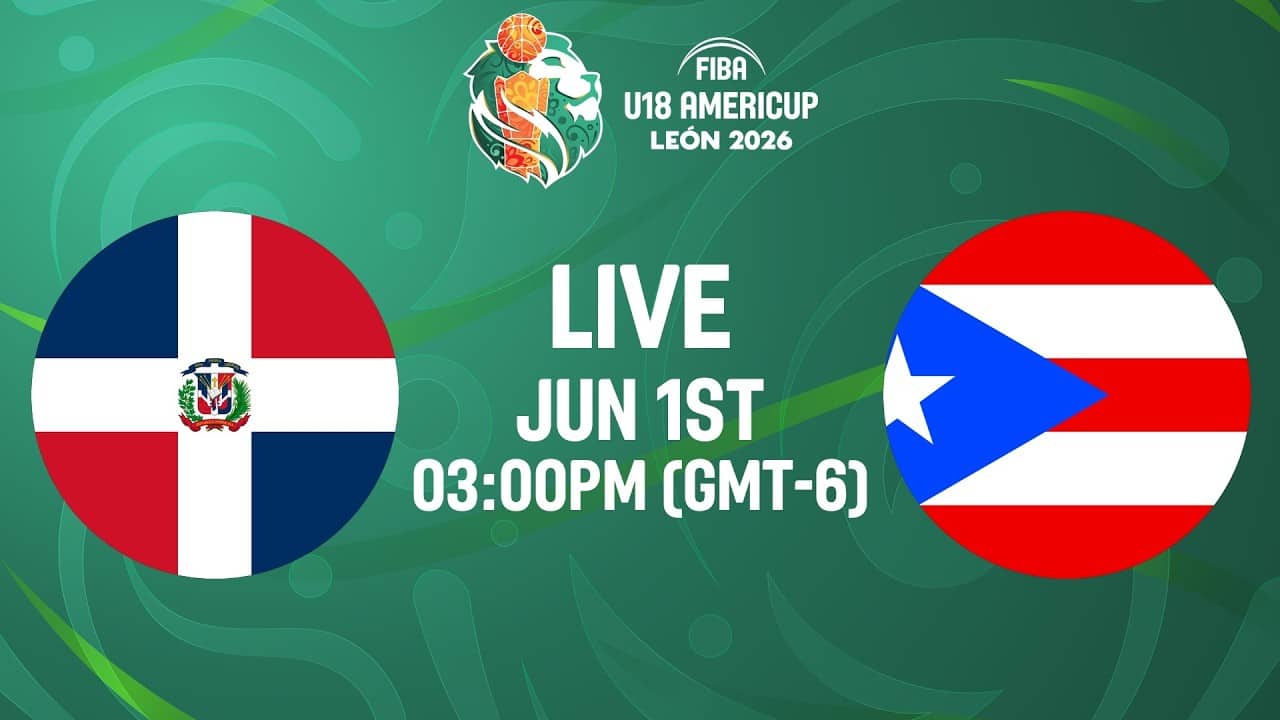 LIVE - Dominican Republic v Puerto Rico | FIBA U18 AmeriCup 2026