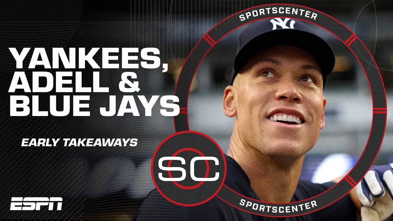 Yankees' DEPTH 📈 Jo Adell ROBS 3 home runs 🤯 Blue Jays' ROUGH stretch 📉 | SportsCenter