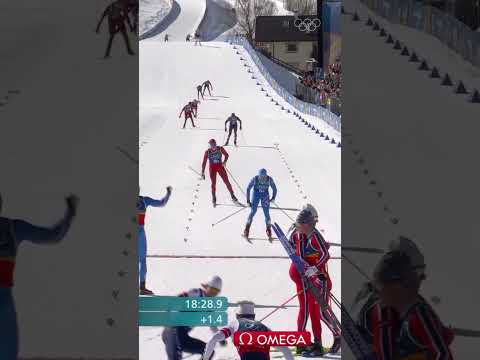 Einar Hedegart and Johannes Hoesflot Klaebo claim another historic gold medal for Team Norway