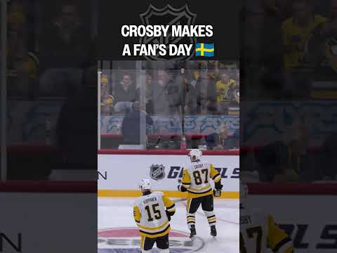 Wholesome Crosby Moment Before Global Series 🇸🇪☺️