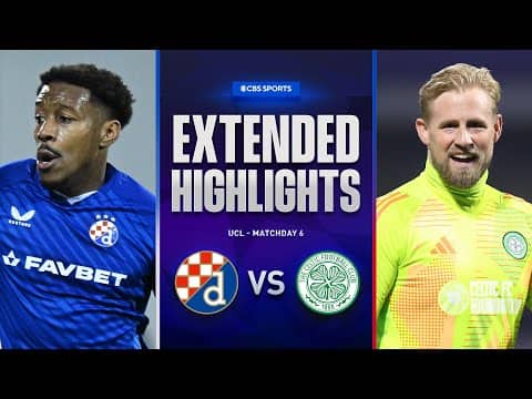Dinamo Zagreb vs. Celtic: Extended Highlights | UCL League Phase MD 6 | CBS Sports Golazo
