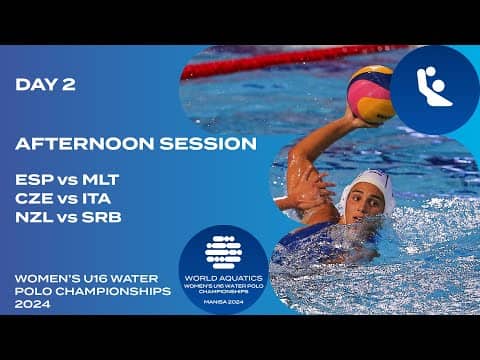 Day 2 Highlights: World Aquatics Women’s U16 Water Polo Champs 2024