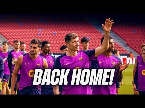 TRAINING SESSION AT SPOTIFY CAMP NOU LIKE NEVER SEEN BEFORE | (VLOG) FC Barcelona 🔵🔴